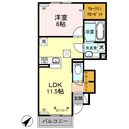 ウィステリアイズミ 間取り図