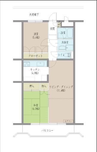 Mハイツ 間取り図
