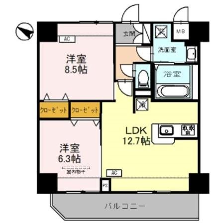 グラン・ルポ高崎 間取り図