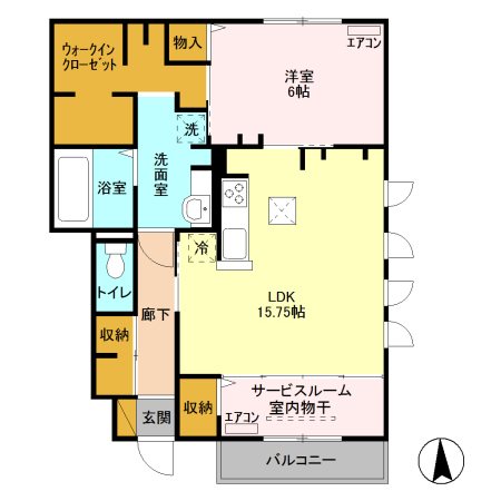 クラーレY 間取り図