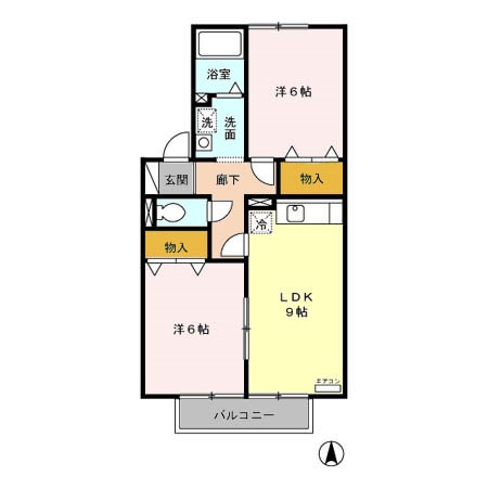 サニーウェル清里B 間取り図