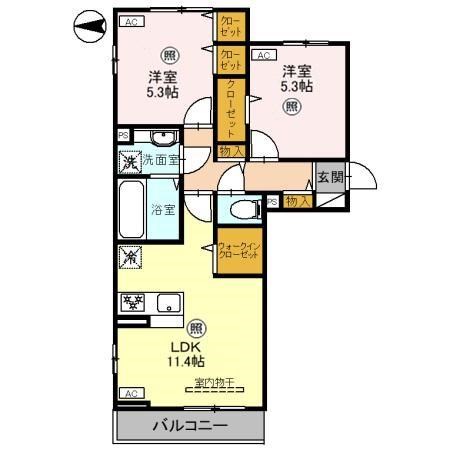 D-room並榎町 間取り図