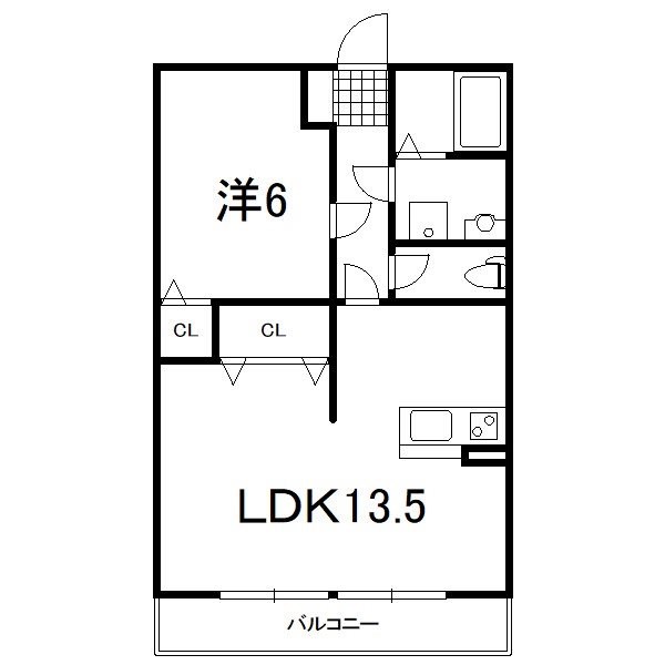 ドミールOZ 間取り図