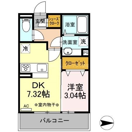 サンキエーム前橋 間取り図