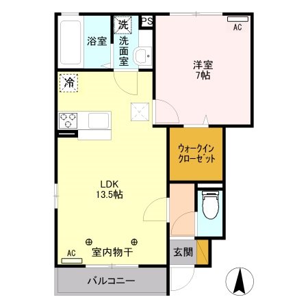 メゾンドボヌール 間取り図