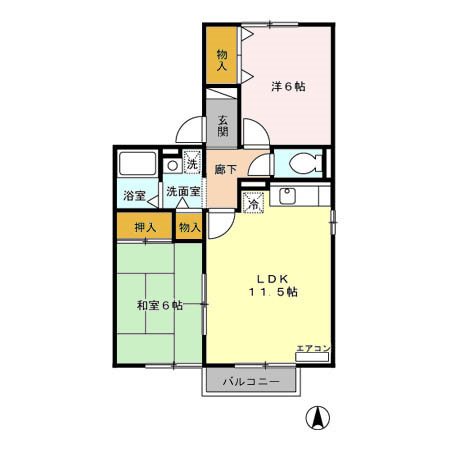 プランドール 間取り図