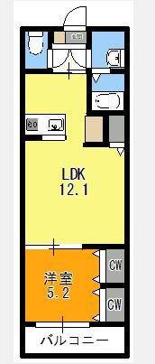 KLEIS前橋本町 間取り図