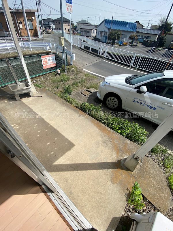 松本工業貸家　西  ベランダ