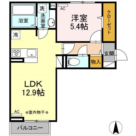 ブルーシェル 間取り図