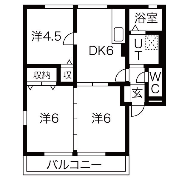 レトア・シャトーB 間取り図