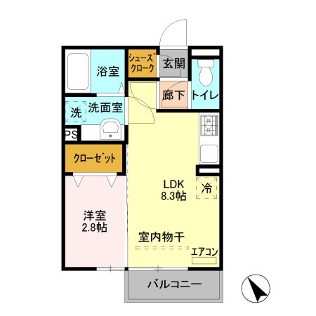 プレシャス上大島2 間取り図