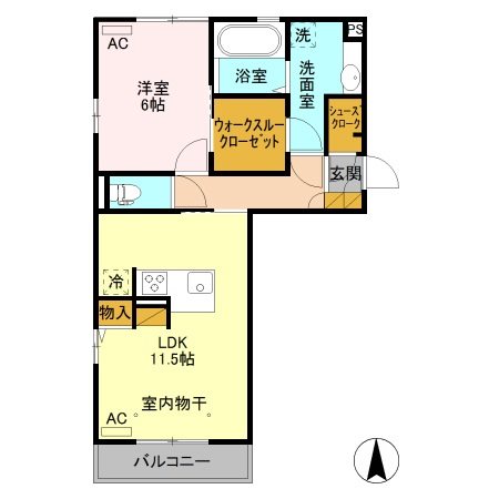 KASANCHI中泉 間取り図