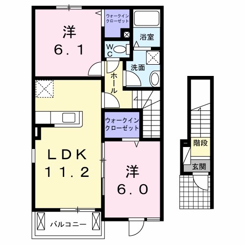 ポラリス３号館 間取り図
