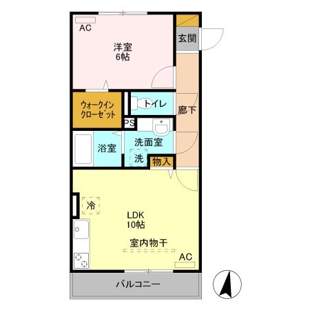 カラーズ　ガーデン  間取り図