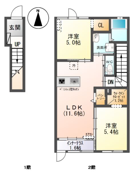 Ａｖａｎｔｉ　Ⅰ 間取り図
