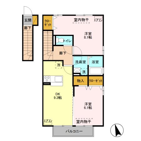 ロザージュ 間取り図