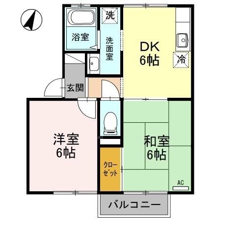 スプリングコート 間取り図