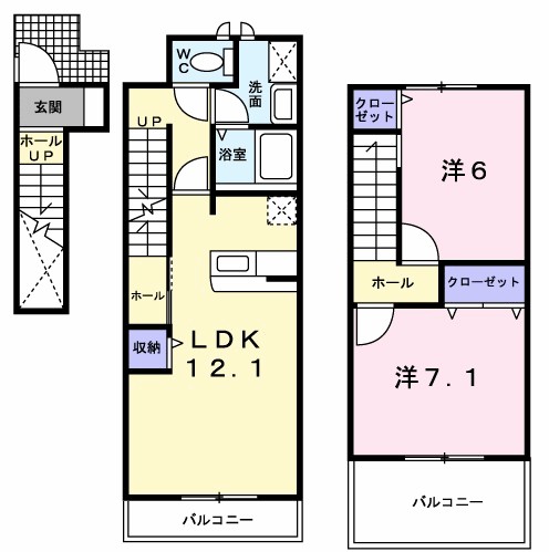 マリエールＳ 間取り図