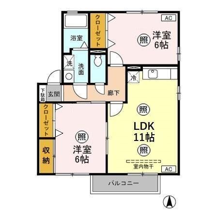 ニューセンチュリーＡ 間取り図