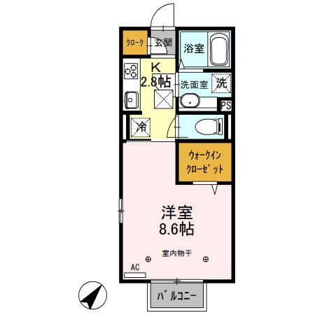 ガーデニア 間取り図
