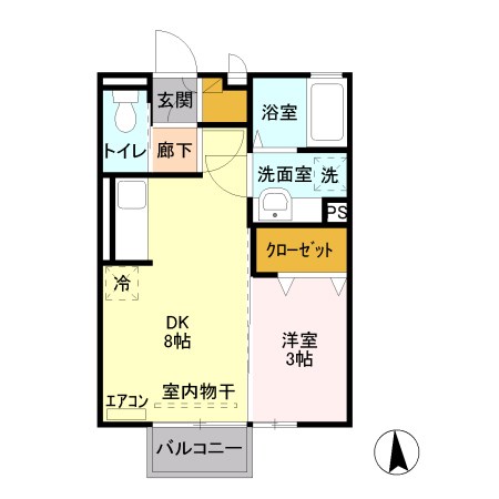 ヴィラ・キャロット 間取り図