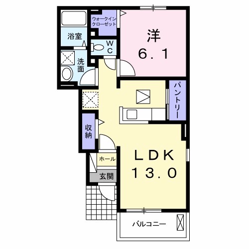 アルエット　Ⅱ 間取り図