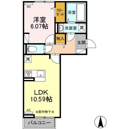 ピアニー 間取り図