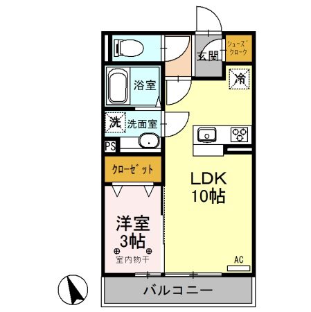 メゾン・ドゥ・ボヌール 間取り図