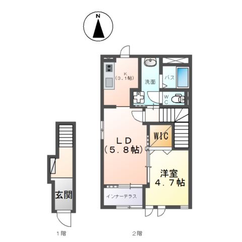 ポラリス 間取り図