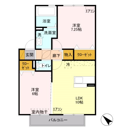 オーク 間取り図
