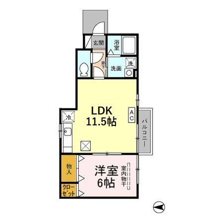 ドルチェ 間取り図