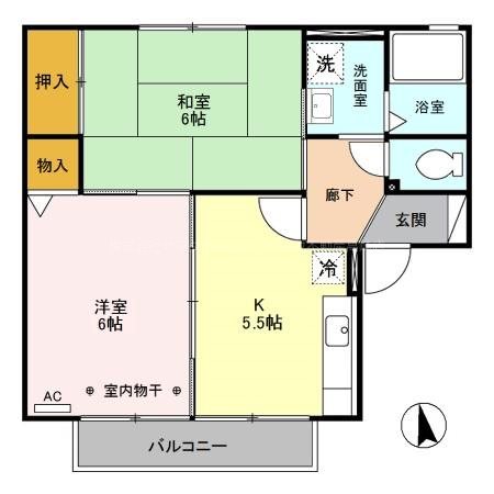 セレッソくらがの 間取り図