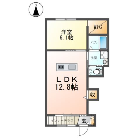 リ・フレシアン・コート 間取り図