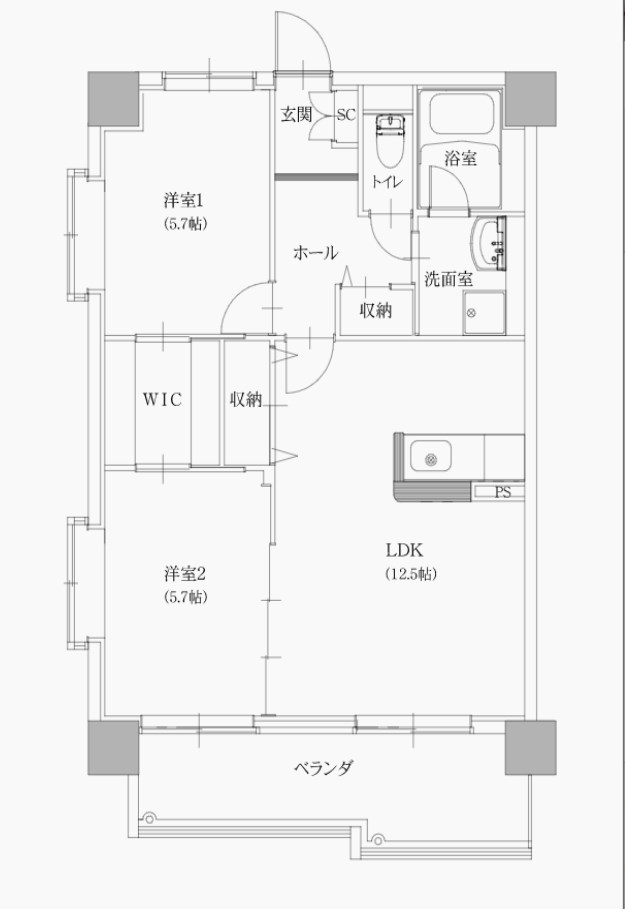 ヴィラ　エミネンス 間取り図