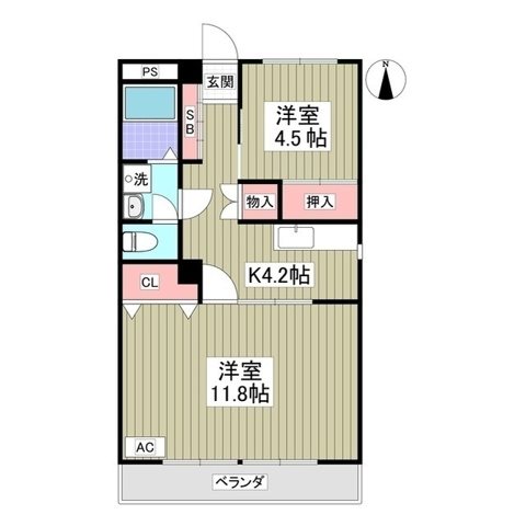 パークサイド篠崎 間取り図
