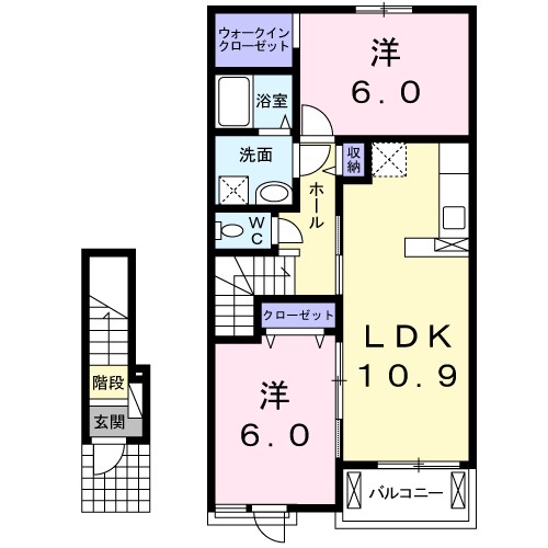 カーサ　フェリーチェⅢ 間取り図