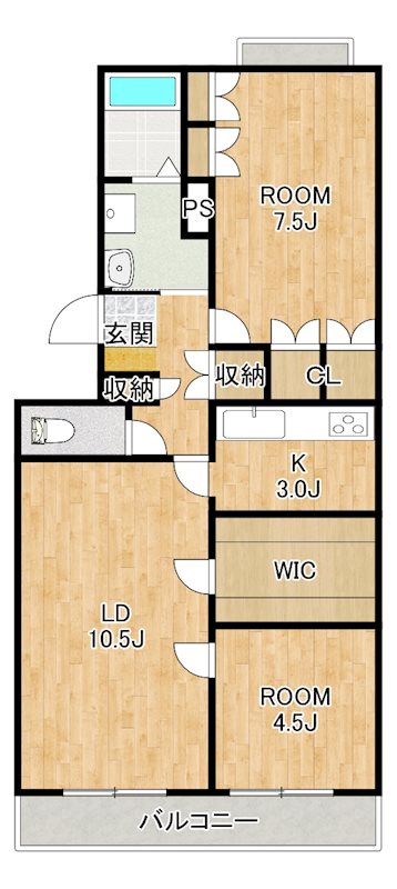 サンシティ井野 間取り図