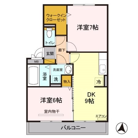 エスポワール 間取り図