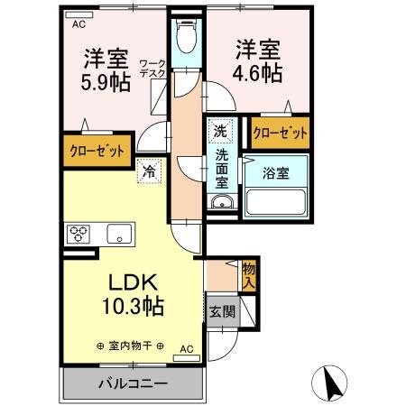 グランテラス上泉 間取り図