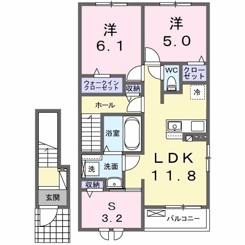 クレストコート 間取り図