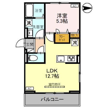 カスタリア　7 間取り図