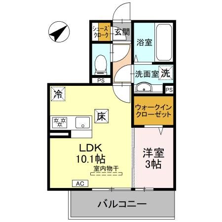 LaMaison本町 間取り図