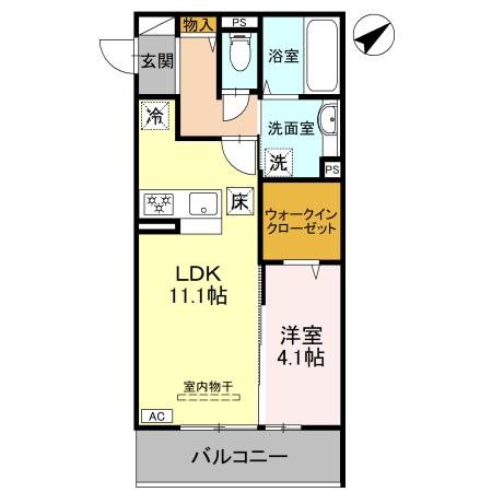 LaMaison本町 間取り図