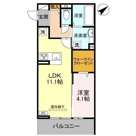 LaMaison本町 間取り図