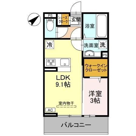 LaMaison本町 間取り図