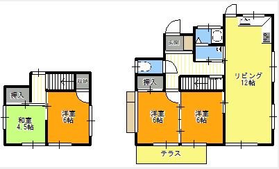 原ハウス 間取り図
