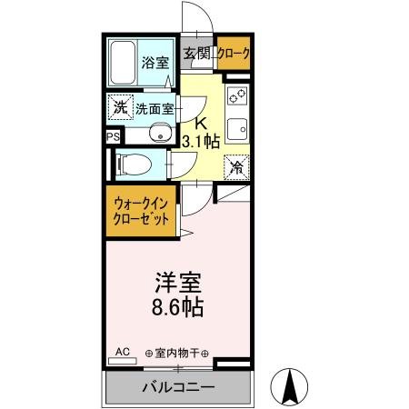 カーサココルン 間取り図