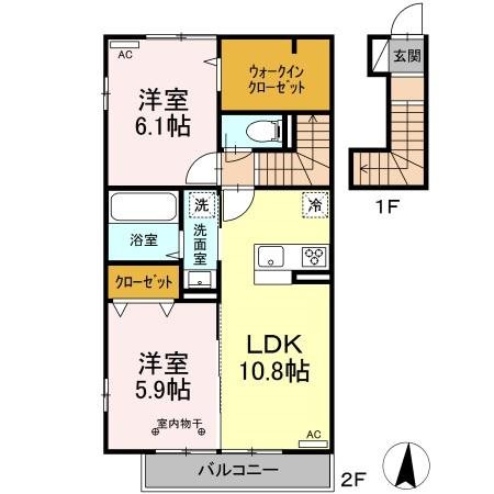 ベルシエール 間取り図