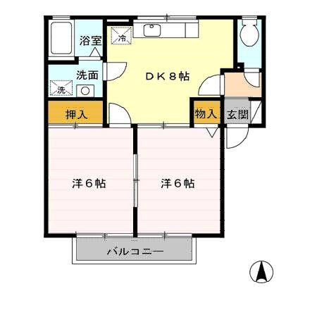 ローレルコート 間取り図