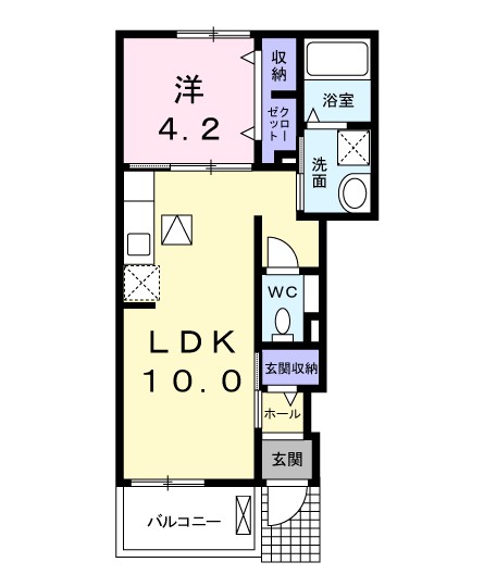 エクセルＢ 間取り図